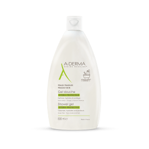 A-Derma Shower Gel Hydra Protective Face Body and Hair 500ml