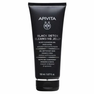 Apivita Black Detox Cleansing Jelly Face and Eyes 150ml