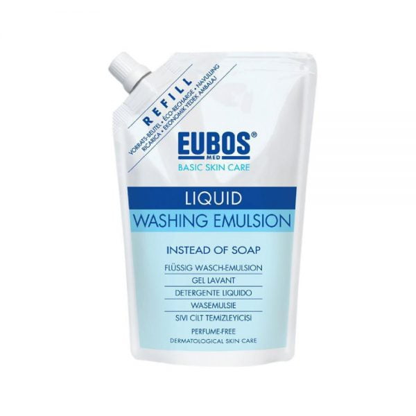 Eubos Blue Liquid Washing Emulsion Refill 400ml