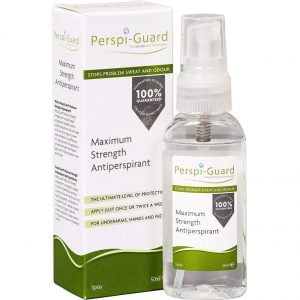 Perspi Guard Maximum Strength Antiperspirant Spray for Underarms Hands and Feet 50 mL