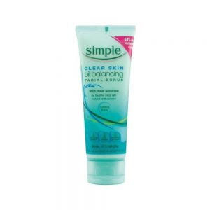 Simple Clear Skin Oil Balancing Facial Scrub 75ml