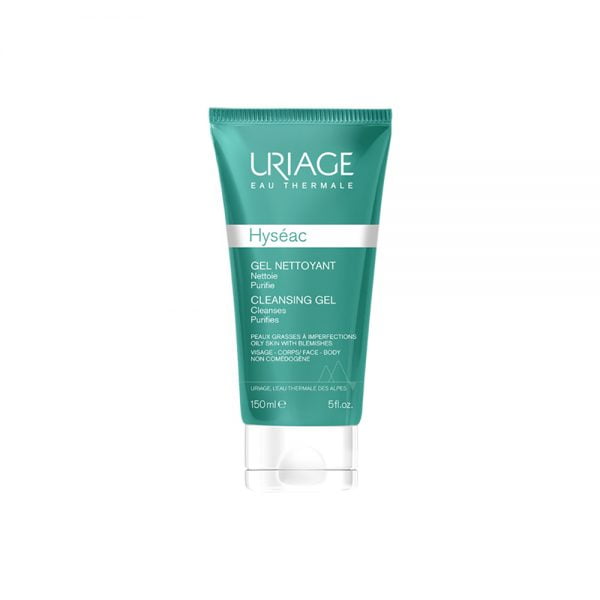 Uriage Hyseac Gel Nettoyant, Απαλό Καθαριστικό Τζελ για Λιπαρό Δέρμα με Ακμή 150ml
