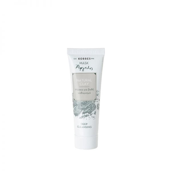 Korres Natural Clay Μάσκα με Λευκή Άργιλο για Βαθύ Καθαρισμό, 18ml