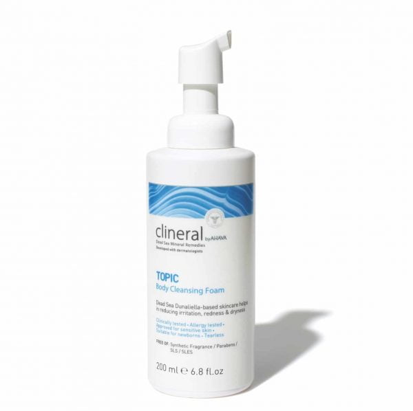 Ahava Clineral Topic Body Cream Foam 200ml