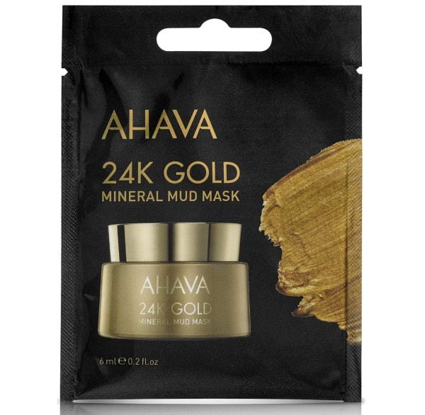Ahava 6ml Single Use 24k Gold Min. Mud Mask