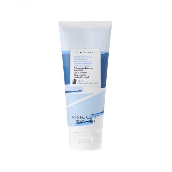 Korres Body Milk Santorini Vine Ενυδατικό Γαλάκτωμα Σώματος με Άρωμα Αμπέλι Σαντορίνης, 200ml