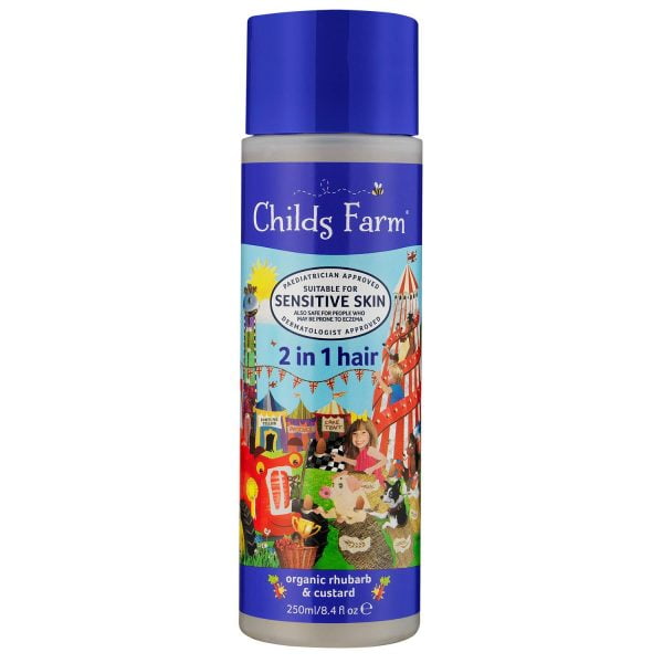 Childs Farm 2 in 1 Hair Organic Rhubarb & Custard 250ml