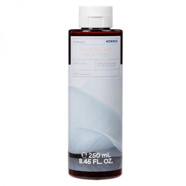 Korres Shower Gel Wild Rose Αφρόλουτρο Άγριο Τριαντάφυλλο, 250ml