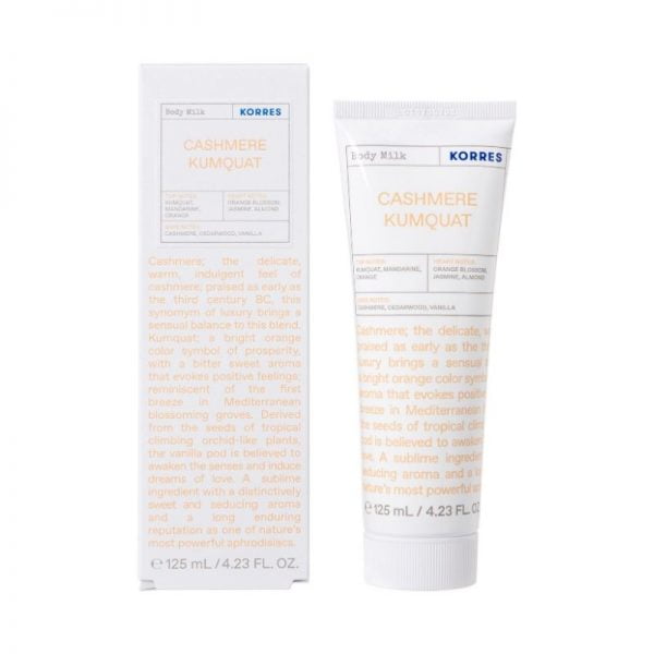 Korres Cashmere Kumquat Body Milk Γαλάκτωμα Σώματος Κασμίρ Κουμ Κουατ 125ml