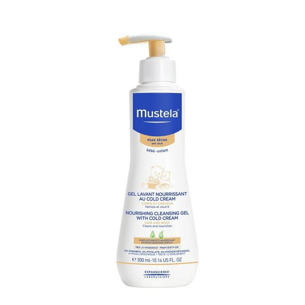 Mustela Gel Lavant au Cold Cream Hair And Body 300ml