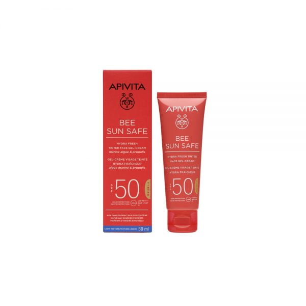 Apivita Bee Sun Safe Hydra Fresh Tinted Face Gel-Cream SPF50 50ml