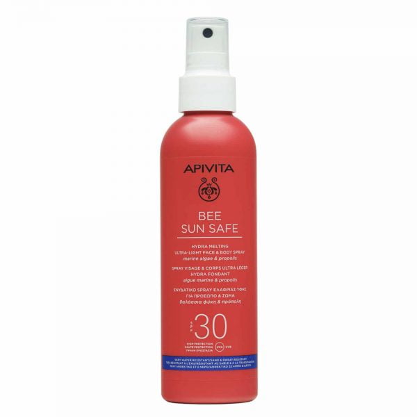 Apivita Bee Sun Safe Hydra Melting Ultra Light Face & Body Spray SPF30 200ml