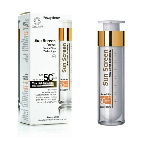 Frezyderm Sun Screen Velvet Face Cream SPF50+ 50ml
