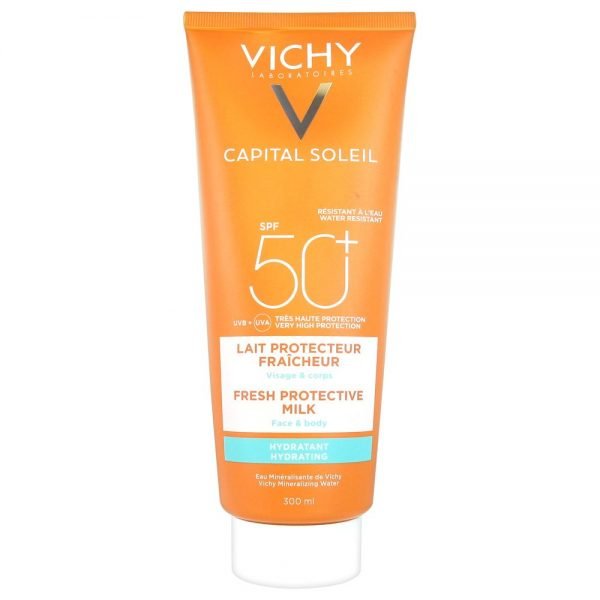 Vichy Capital Soleil Beach Protect Fresh Hydrating Milk Face & Body SPF50+ 300ml