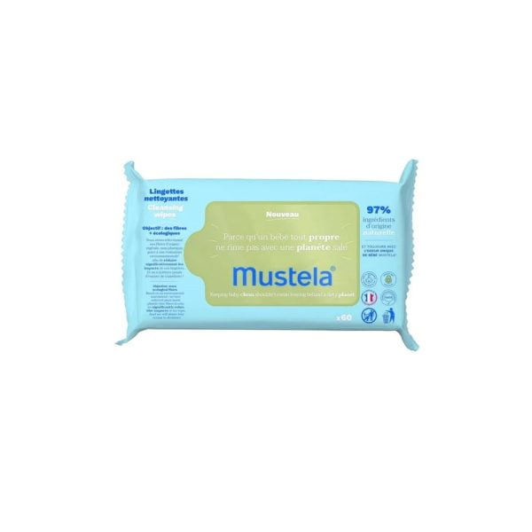 Mustela Cleansing Wipes 60Pcs
