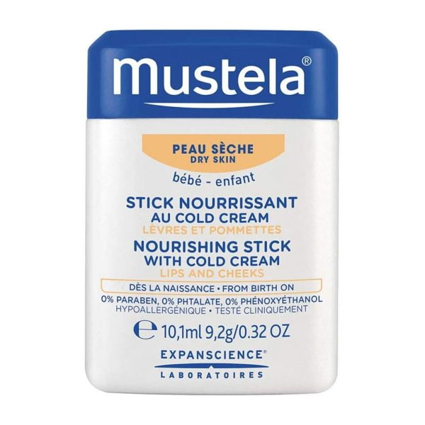 Mustela Nourishing Stick With Cold Cream Lips And Cheeks 10.1ml