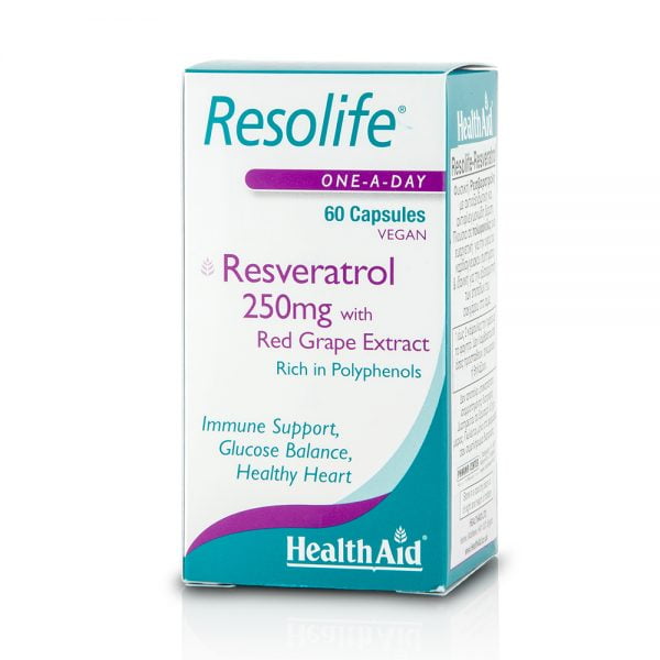 Health Aid Resolife, Resveratrol 250mg 60 Capsules