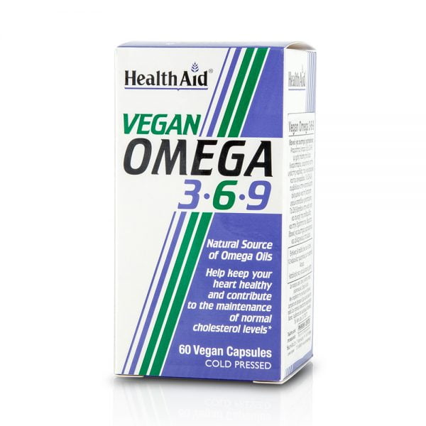 Health Aid Omega 3-6-9 Vegan 60 Vegan Capsules