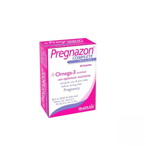 Health Aid Pregnazon Complete 60 Capsules