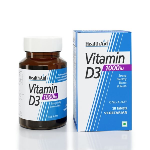 Health Aid Vitamin D3 1000iu 120 Tablets