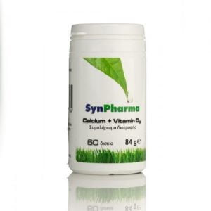 SynPharma Calcium + Vitamin D3 60 Tablets