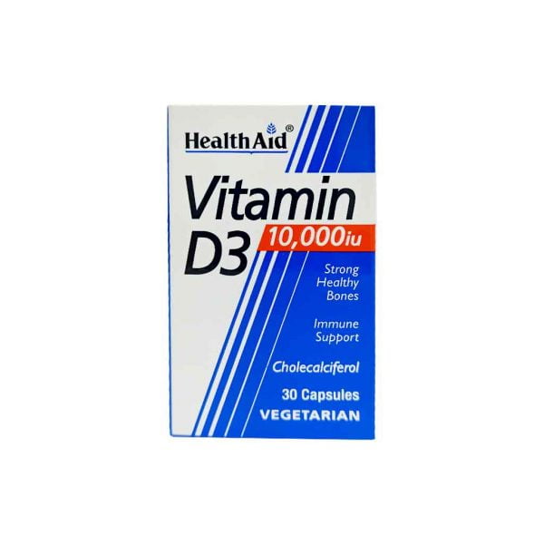 Health Aid Vitamin D3 10000iu 30 Capsules