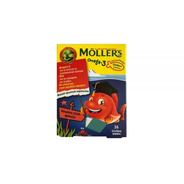 Möller's Omega-3 Kids Strawberry Flavour 36 Chewable