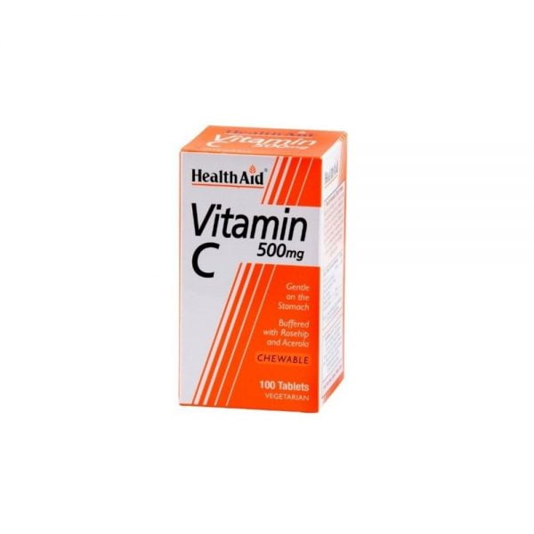 Health Aid Vitamin C 500mg 60 Chewable Tablets