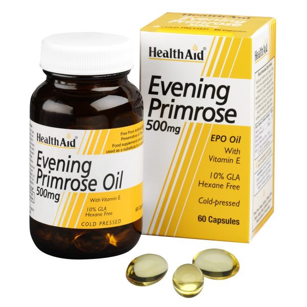 Health Aid Evening Primrose Oil 500mg & Vitamin E 30 Capsules