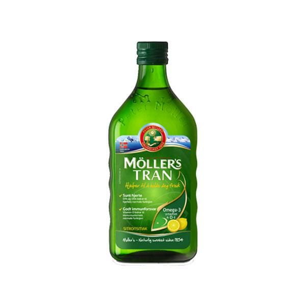 Möller's Cod Liver Oil Lemon Flavour 250ml