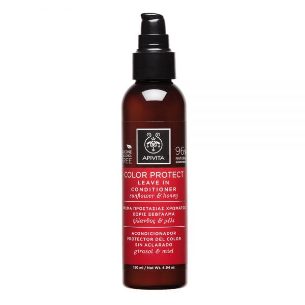 Apivita Color Protect Leave In Conditioner Sunflower & Honey 150ml