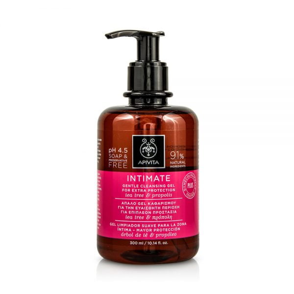 Apivita Intimate Plus Gentle Cleansing Gel Tea Tree & Propolis 300ml