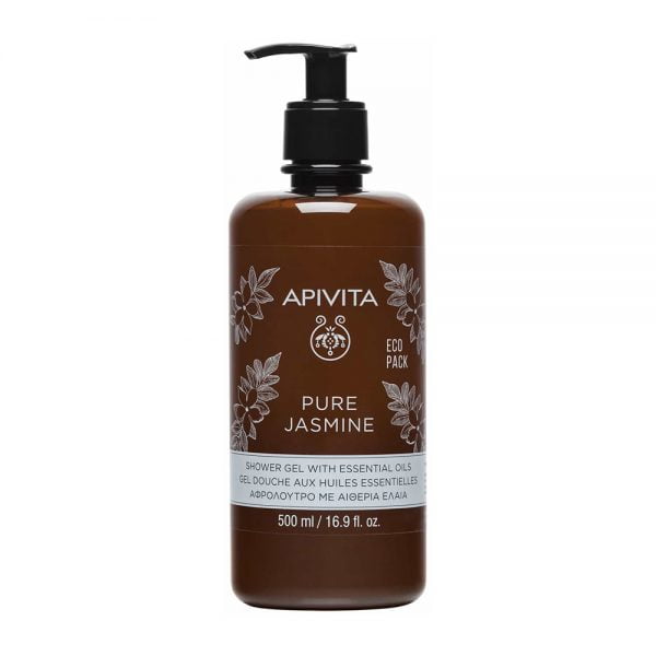 Apivita Pure Jasmine Shower Gel With Essential Oils 500ml