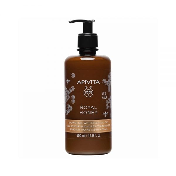 Apivita Royal Honey Shower Gel With Essential Oils 500ml