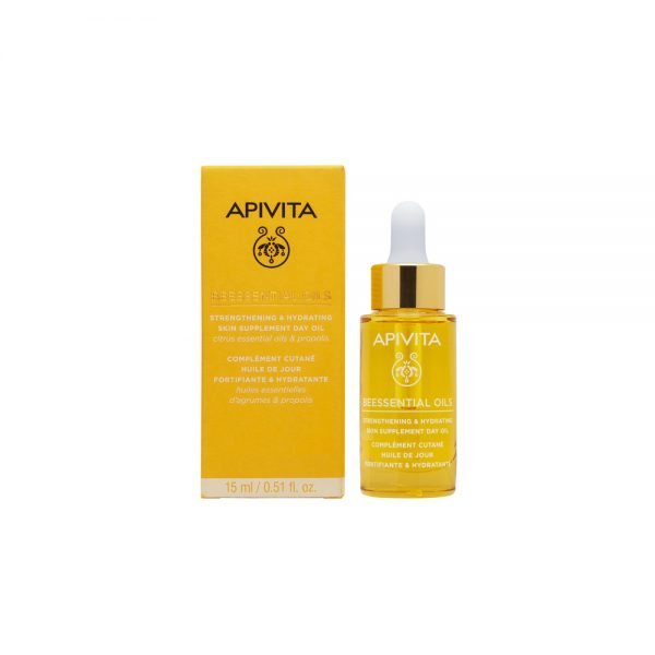 Apivita Beessential Oils Strengthening & Hydrating Skin Supplement Day Oil 15ml