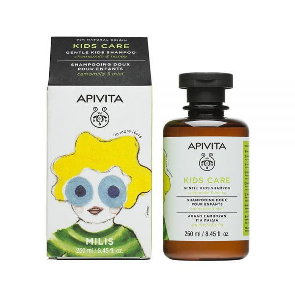 Apivita Kids Care Gentle Kids Shampoo Chamomile & Honey 250ml