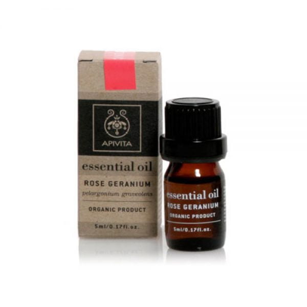 Apivita Essential Oil Rose Geranium 5ml