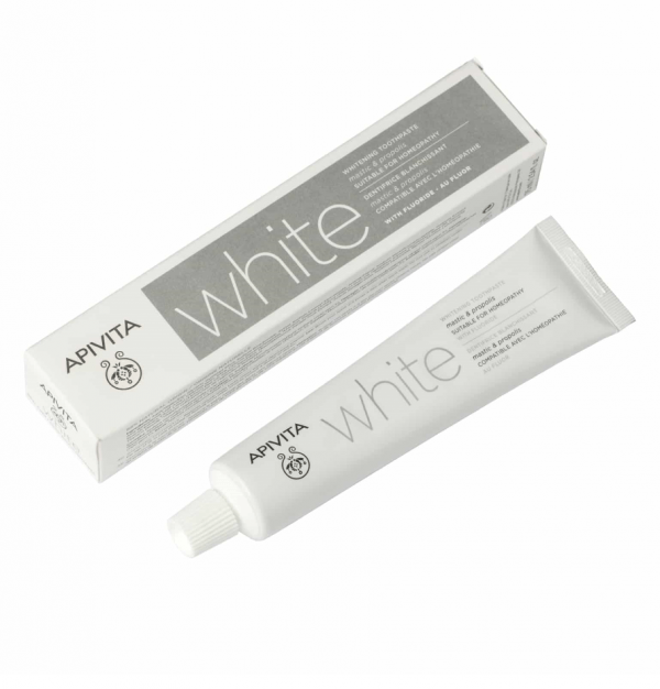 Apivita Whitening Toothpaste With Mastic & Propolis 75ml
