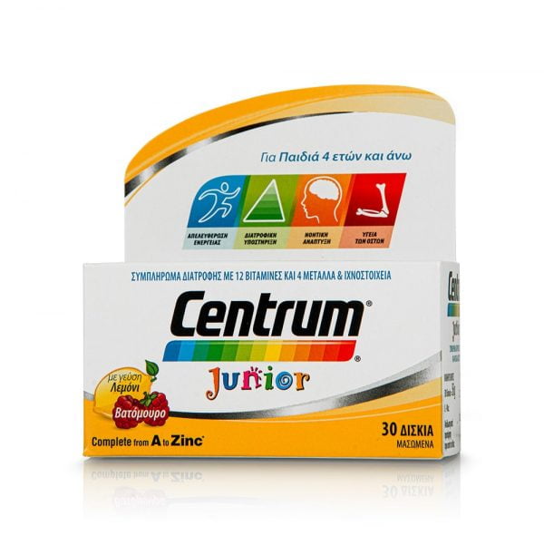 Centrum Complete From A To Zinc Junior 30 Tablets
