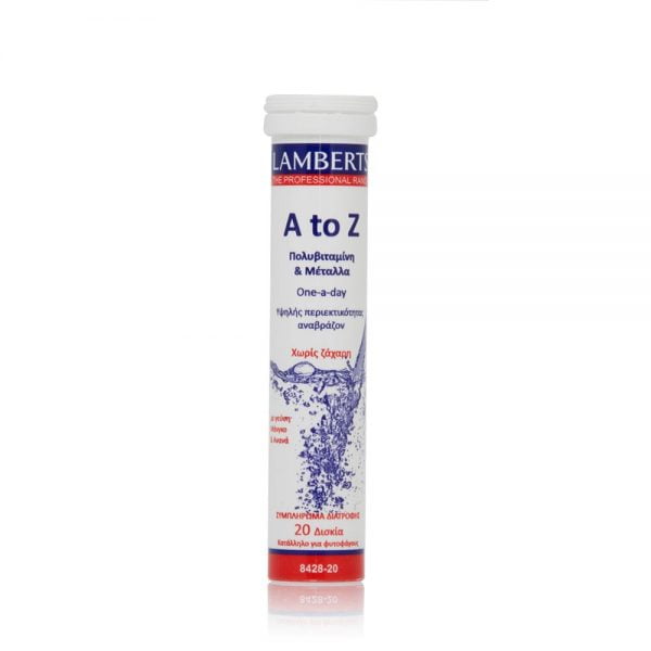 Lamberts A To Z One-a-day Multivitamins & Minerals 20 Sugar Free Effervescent Tablets