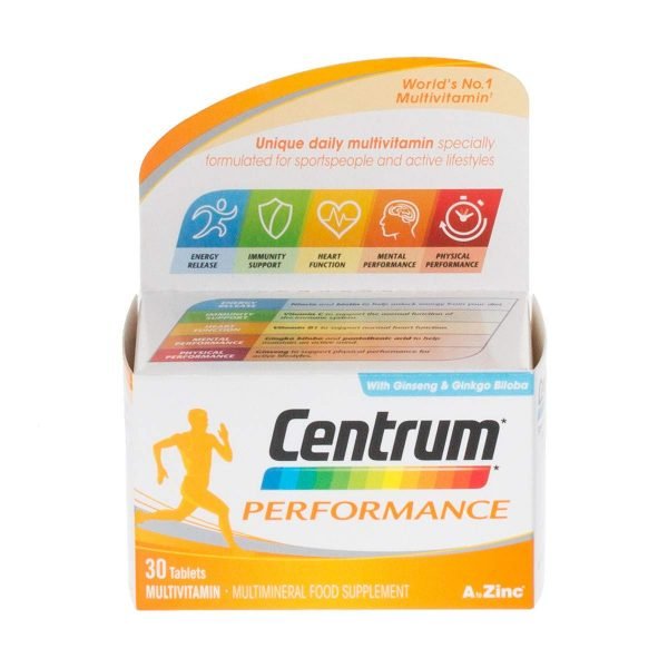 Centrum Complete From A To Zinc Performance 30 Tablets