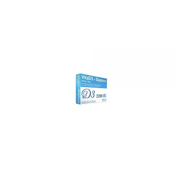 Sapiens Vitamin D3 2200iu/55μg 30 Soft Capsules