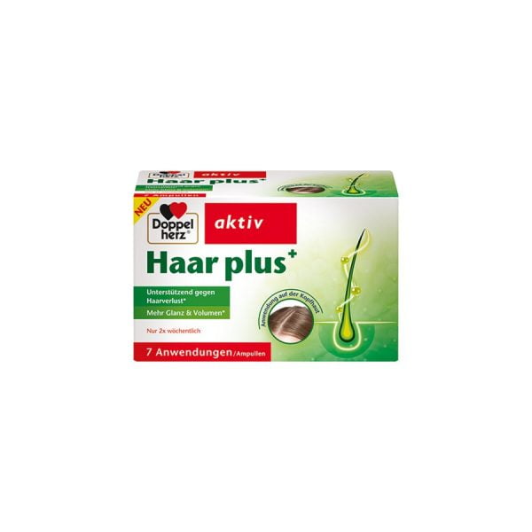Doppel Herz Haar Plus+ Aktiv 7 Ampules