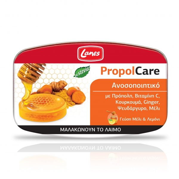 Lanes PropolCare Honey & Lemon Lozenges With Stevia 54g