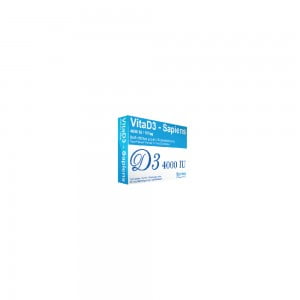 Sapiens Vitamin D3 4000iu/100μg 30 Soft Capsules