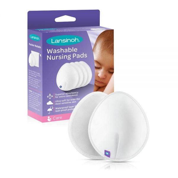 Lansinoh Washable Nursing Pads 4Pcs