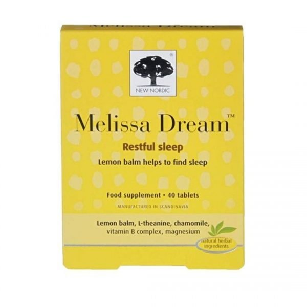 New Nordic Melissa Dream Restful Sleep 40 Tablets