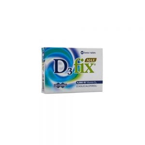 UniPharma D3 Fix Max Vitamin D3 4000iu 60 Tablets