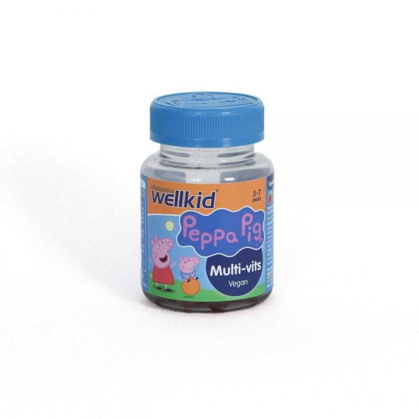 Vitabiotics Wellkid Peppa Pig Multi-Vits Vegan 3-7 Years 30 Soft Jellies