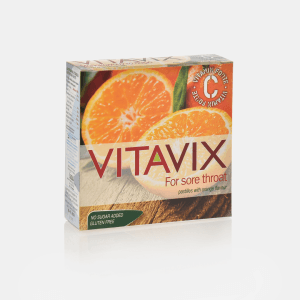 Vitavix For Sore Throat Orange Pastilles 45g